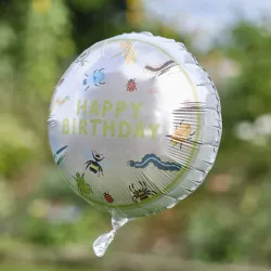 Insect "Happy birthday" foil balloon