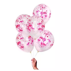 5 Balloons "Blood splatter"