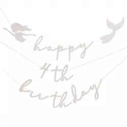 Personalisable garland mermaid HB