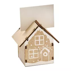6 Marque-places maison en boisv