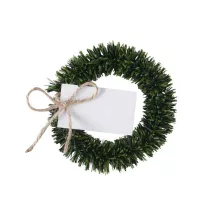 4 segnaposto Corona di Natale
