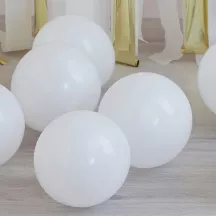 1 Set kleine Ballons - weiss