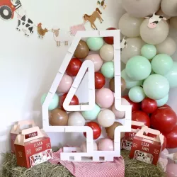 1 Set kleine Ballons "Bauernhof-Tiere"