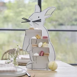 Display rabbit in cardboard