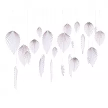 Hintergrund "Zartrosa Palme"