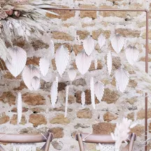 Backdrop "light pink palm"