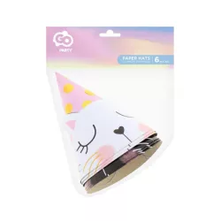 6 Partyhüte Katze