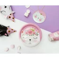 6 Partyhüte Katze