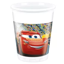 8 gobelets en plastique Cars
