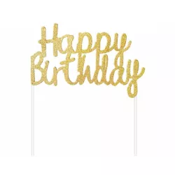 1 cake topper dorato - Buon compleanno
