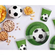 6 petites assiettes Football