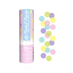 Confetti cannon pastel colours