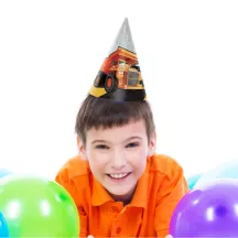 8 Partyhüte - Baustelle