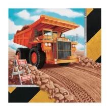 16 Napkins - Construction site