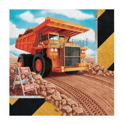 16 Napkins - Construction site