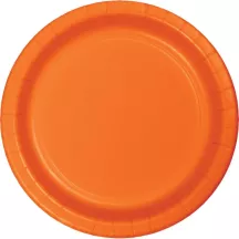 Assiettes orange