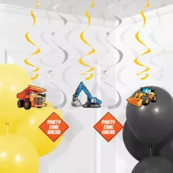 5 Swirl decorations - Construction site