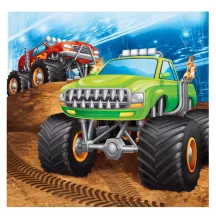 16 Napkins - Monster Truck
