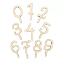 Decorazione "Numeri da 0 a 9