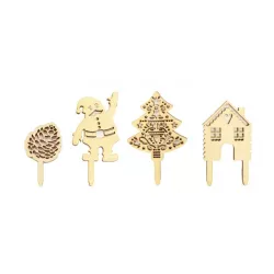 Decorazioni in legno "Natale