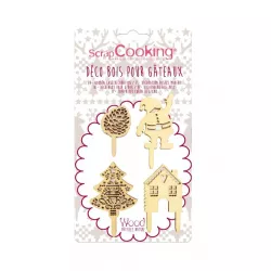 Décos en bois "Noël"