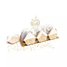 Topper "Joyeux Noël" aus Holz