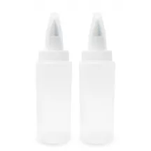 Bouteilles pour glaçage avec douilles en inox