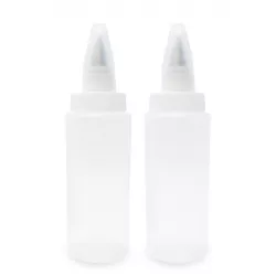 Bouteilles pour glaçage avec douilles en inox