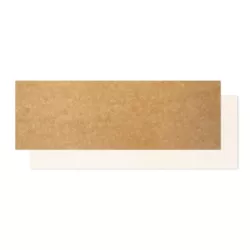 5 sottobicchieri reversibili kraft e bianchi per torta e bûche