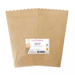 6 Popcorn kraft boxes