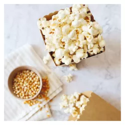 6 Boîtes à Popcorn kraft