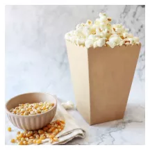 6 Popcorn Kraft Schachteln