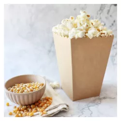 6 Popcorn kraft boxes