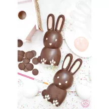 3D bunny" chocolate mold