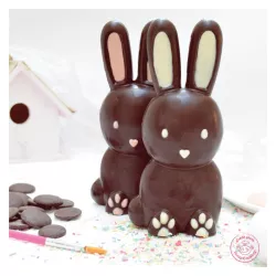 Schokoladenform "3D Hase"