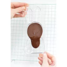 3D bunny" chocolate mold