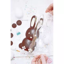 Moule à chocolat "Lapin 3D