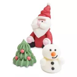 3D "Christmas" sugar decoration