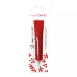26g glaçage prêt rouge irisé