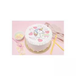 1 cake topper in fondente "Unicorn