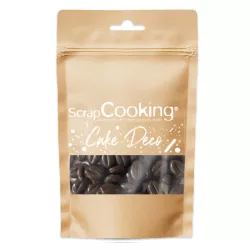 80g Kaffeebohnen aus dunkler Schokolade