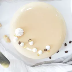 80 g di chicchi di caffè al cioccolato fondente