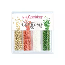 70g Assortiment de décorations en sucre Noël