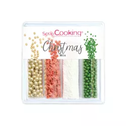 70g Christmas sugar decorations assortment
