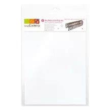 2 feuilles plastiques semi-rigides A4 / Papier guitare