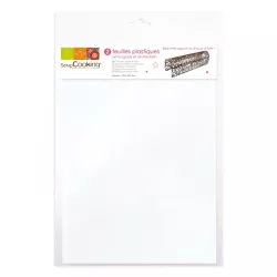 2 Halbsteife Plastikblätter A4