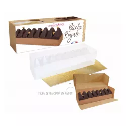 1 plastic royal log mould with box and base