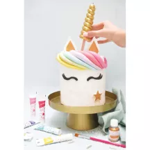 1 Bougie XXL - Corne de licorne