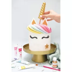 1 XXL candle - Horn of unicorn
