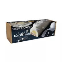 Stampo per bûche in acciaio inox con inserto